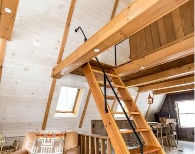 Bozeman Rustic Loft with Vaulted Wood Ceiling & Skylight