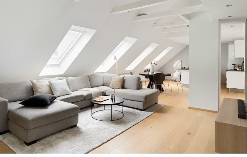 Boulder Attic Apartment with Skylights, Open Layout