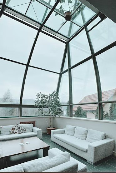 Santa Fe beautiful sunroom, rooftop, with glass ceiling, natural light, great for filming, TikTok, YouTub