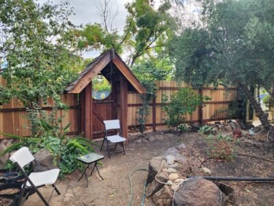 Secret Garden Gate with Circle Window - Asheville, NC
