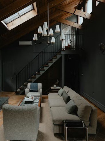 Portland Podcast Studio with Vaulted Ceiling & Skylights