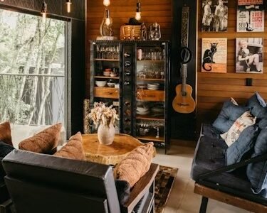 Portland, Oregon, rustic podcast studio, cozy cabin vibe, filming, TikTok, YouTube